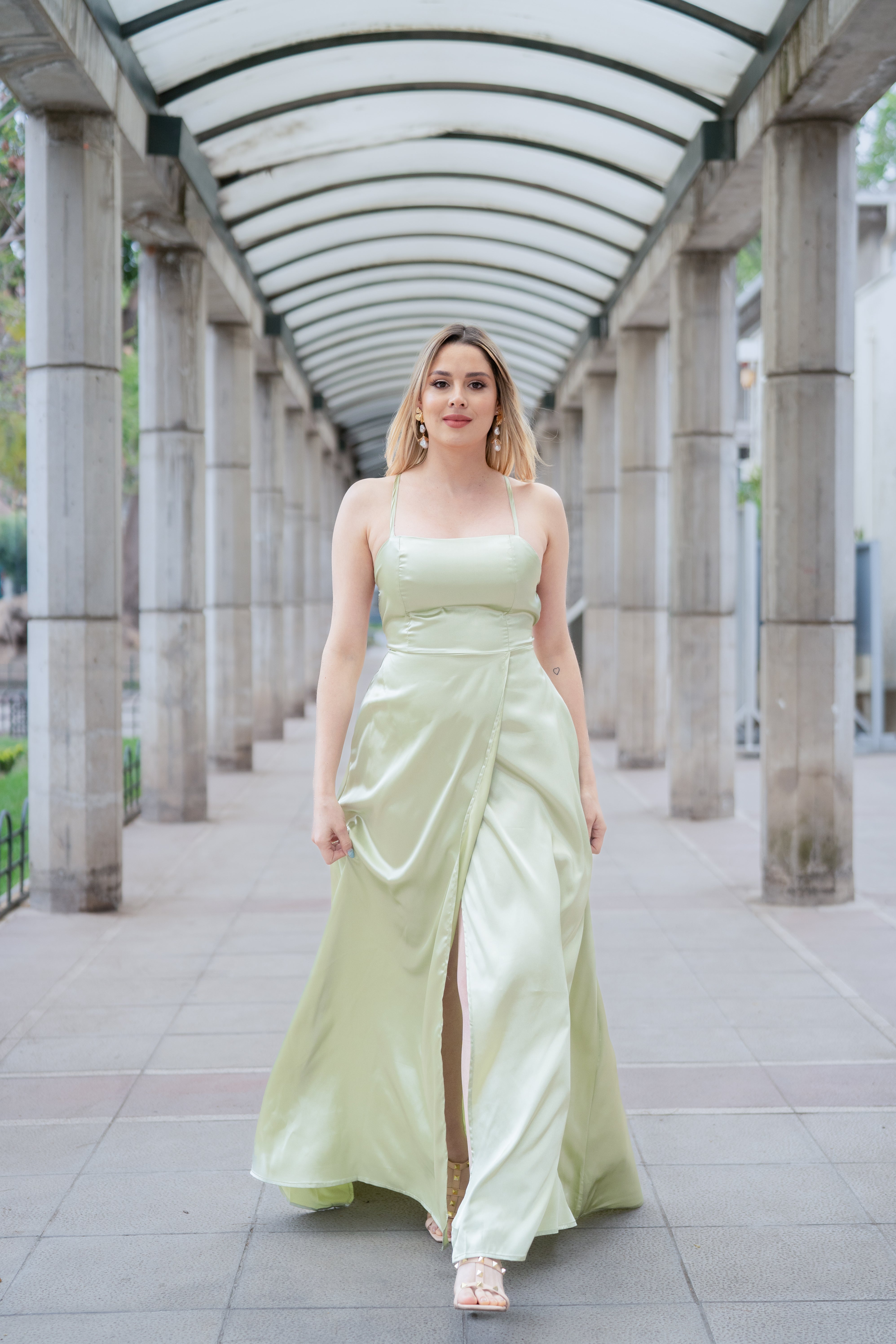 Vestido Herrera verde